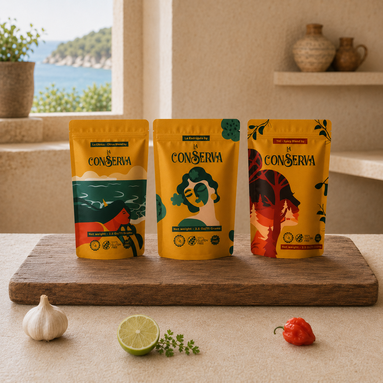 3-Pack Las Bases Del Sabor Pouch Bundle