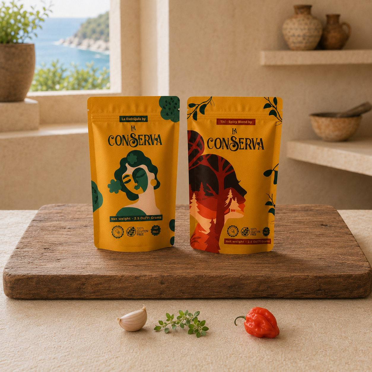 2-Pack Flavor La Esdrújula+Tití Pouch Bundle