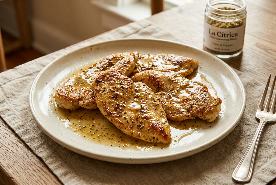 Lime Pepper Butter Chicken