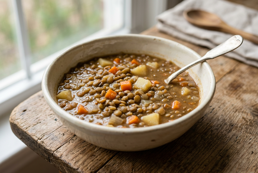 Hearty Lentil & Vegetable Stew