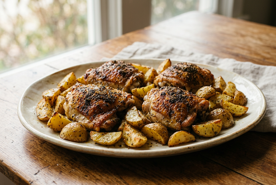 Garlic & Herb Roasted Chicken