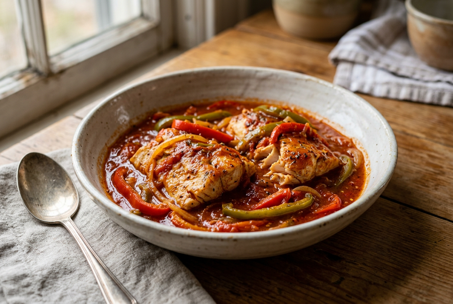 Spicy Caribbean Creole Fish