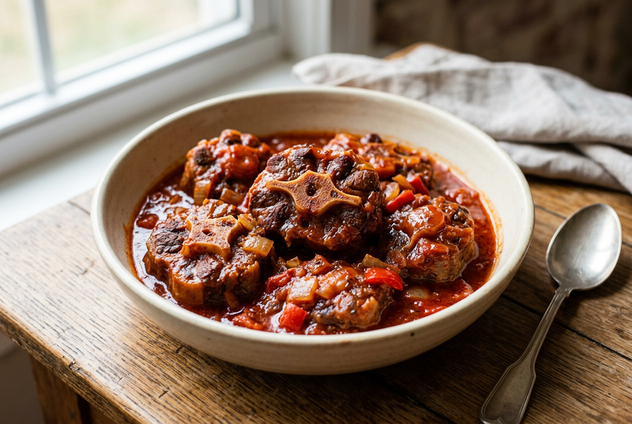 Caribbean Spicy Braised Oxtail